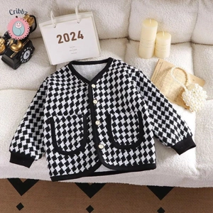 Spring Houndstooth Jacket for Kids