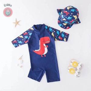 Infant Toddler Sunscreen Swimwear Set