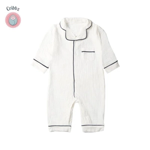 Organic Cotton Baby Pajama Romper Set