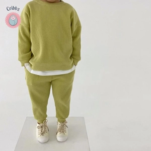 Baby Waffle Two-Piece Clothing Set