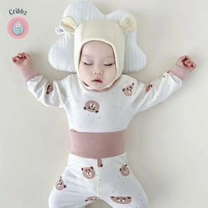 MILANCEL Cartoon Printed Baby Pajamas Set