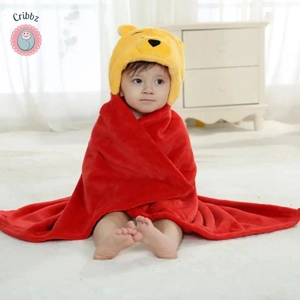 Childrens Cartoon Hooded Bath Towel Robe