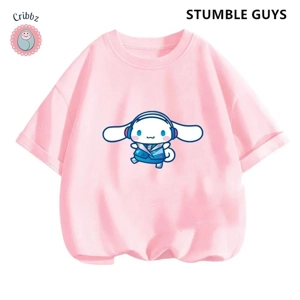 Cute Sanrio Cinnamoroll Kids Summer Tee Set