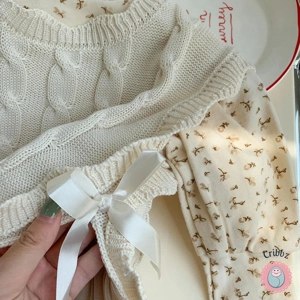 Girls Knitted Sleeveless Vest 1-7 Years