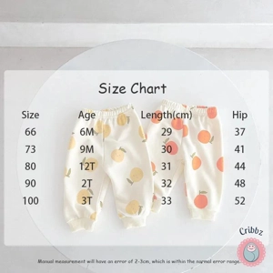 Fruit Print Cotton Hoodie Set