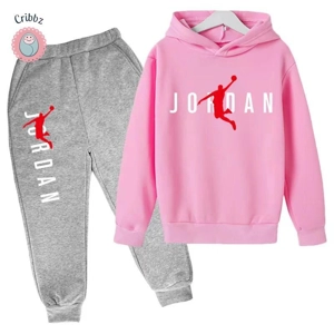 Charming Hoodie and Trousers Set for Kids