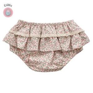 Floral Ruffle Lace Tutu Skirt for Girls