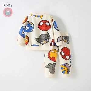 Marvel Cartoon Baby Boys Tracksuit Set