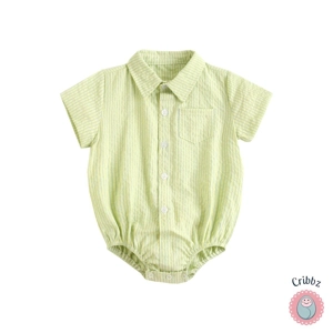 Baby Boys Cotton Plaid Bodysuits