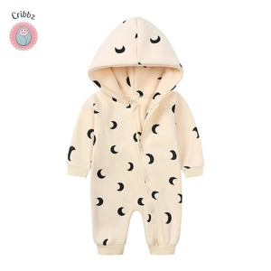 Cozy Baby Winter Fleece Bear Romper
