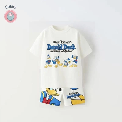 Donald Duck Summer Kids Outfit title=