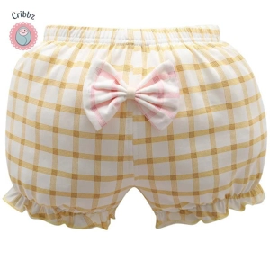 Cotton Baby Girl Stripe Bow Panties