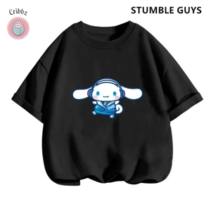 Cute Sanrio Cinnamoroll Kids Summer Tee Set