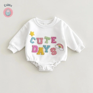 Baby Girl Cotton Bubble Romper