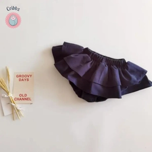 Double Layered Ruffle Lace Baby Skirt