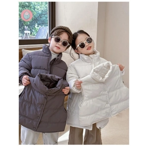 Winter Kids Thick Vest Parka Set