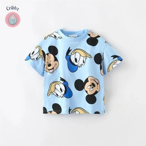 Casual Mickey Mouse Boys Summer T-Shirt