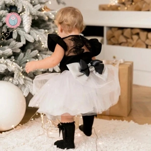 Cotton Lace Baby Girl Romper Dress