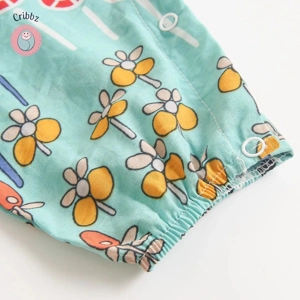 Floral Summer Romper for Baby Girls