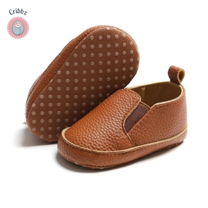 Vintage Leather Multicolor Baby Moccasins