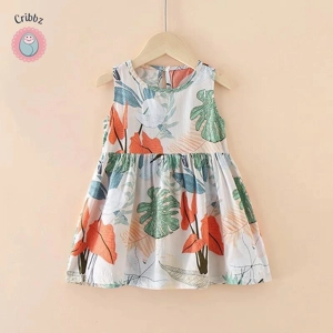 Cribbz Summer Princess A-Line Cotton Dress