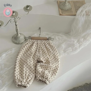 Cute Fleece Padded Baby Pants for Autumn