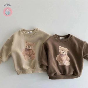 Cute Baby Graphic Sweatshirt Pullover Coat