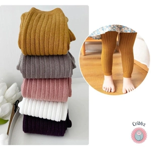 {Spring Kids Elastic Cropped Leggings