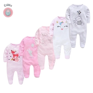 Soft Cotton Baby Sleepers and Rompers