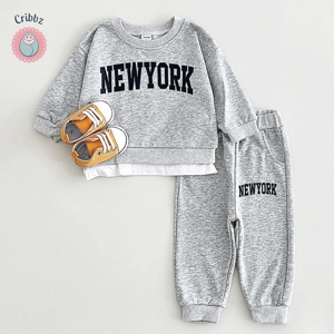 Infant Baby Printed Two-Piece Outfit Set