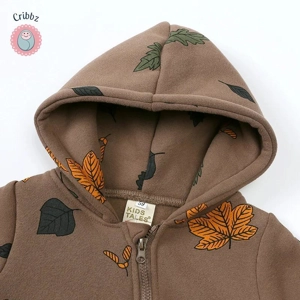 Cozy Baby Winter Fleece Bear Romper