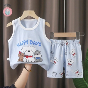 Cribbz Summer Kids Cotton Clothing Set