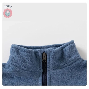 Kids Color Block Polar Fleece Jacket