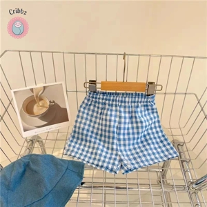 Plaid Summer Shorts for Kids