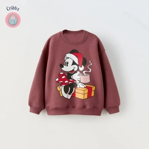 Kids Mickey Mouse Long Sleeve Sweatshirt
