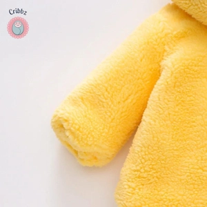 Cute Winter Bear Fleece Coat for Kids