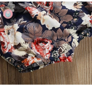 Summer Infant Girl Ruffle Romper Set