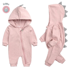 Cozy Bear Hoodie Romper for Infants