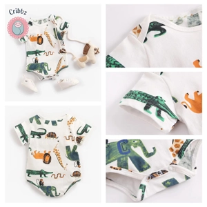 Sanlutoz Cartoon Cotton Baby Bodysuits