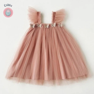 Summer Butterfly Tutu Dress for Girls