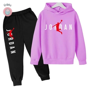 Charming Hoodie and Trousers Set for Kids