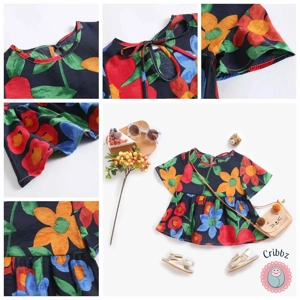 Summer Toddler Floral Baby Dress