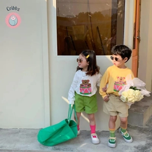 MILANCEL Spring Kids Cartoon Hoodie - O Neck