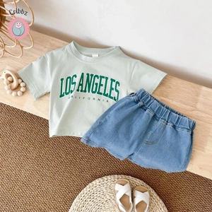 Summer Toddler Letter Print Outfit