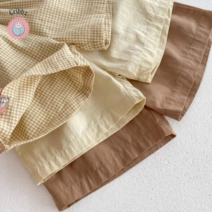 Casual Boys Short Sleeve Clothing Set