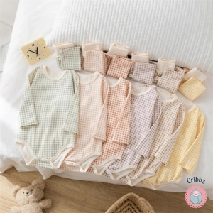 Cribbz Toddler Plaid Bodysuit & Pants Sleep Set