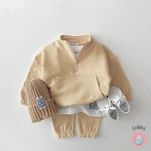 Spring Kids Letter Tracksuit Set