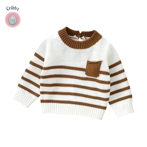 Soft Knitted Baby Girl Sweatshirt Jumper