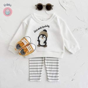 {Autumn Baby Polar Bear Outfit Set