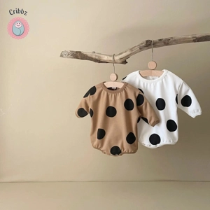 Korean Polka Dot Baby Romper Outfit